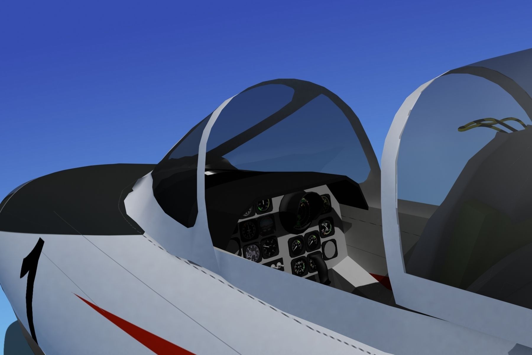 McDonnell F2H2 Banshee V01 3D model_4
