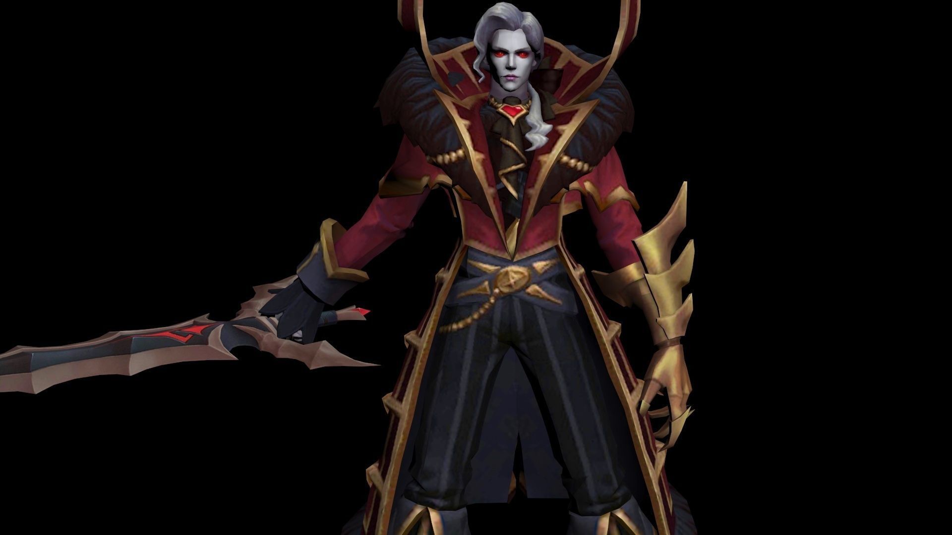 Viscount- Rigged Low-poly 3D model_1