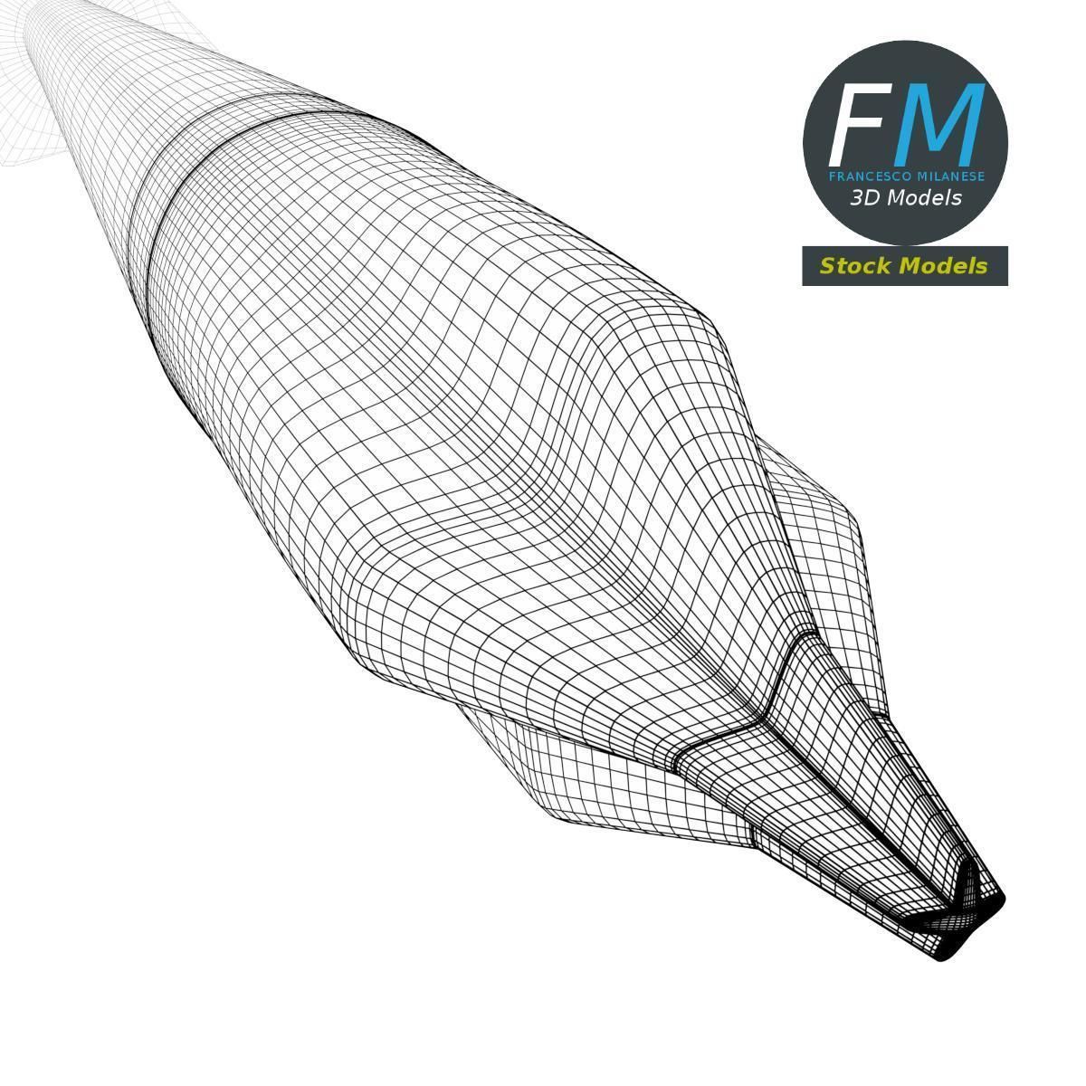 Cross section screwdriver 3D model_8