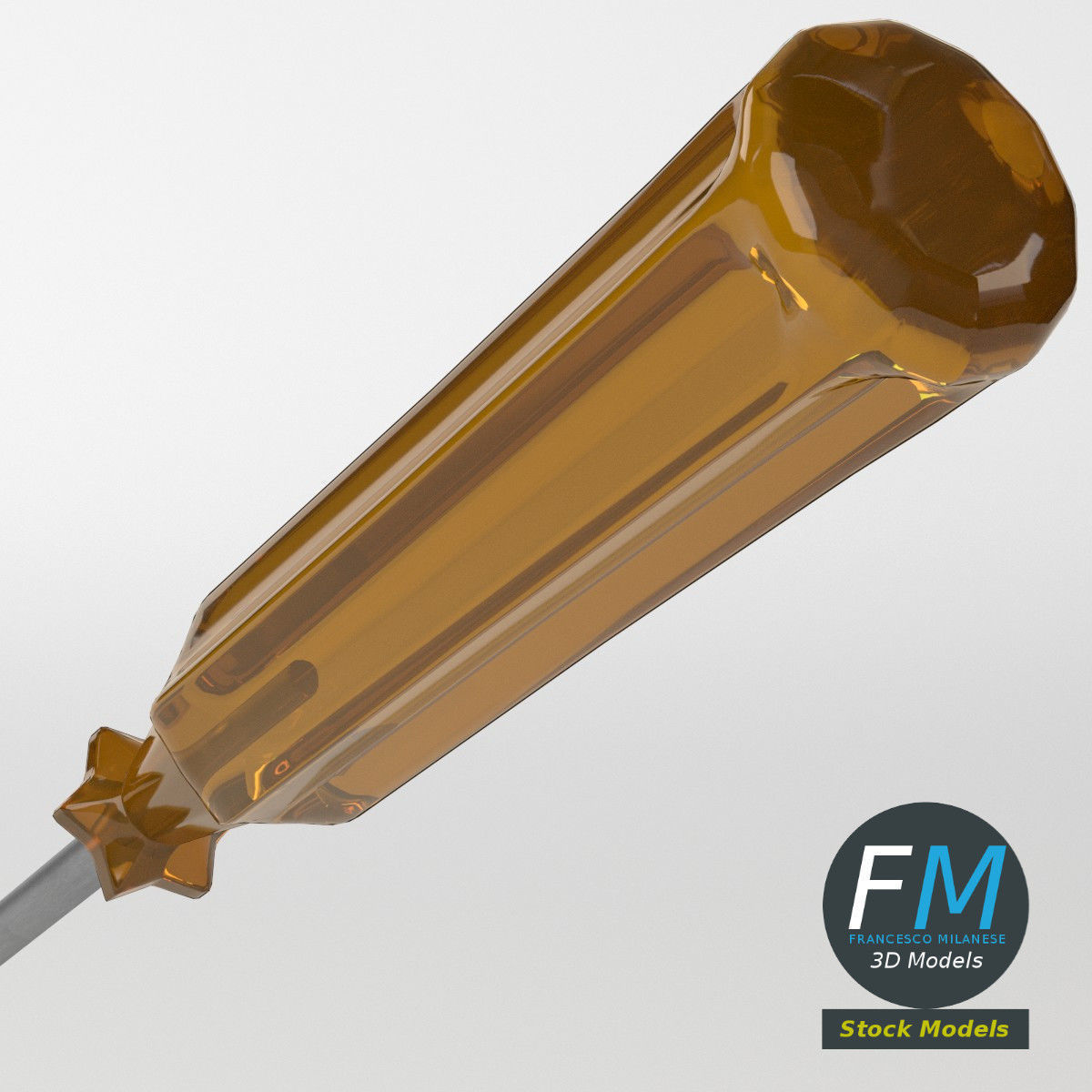 Cross section screwdriver 3D model_5