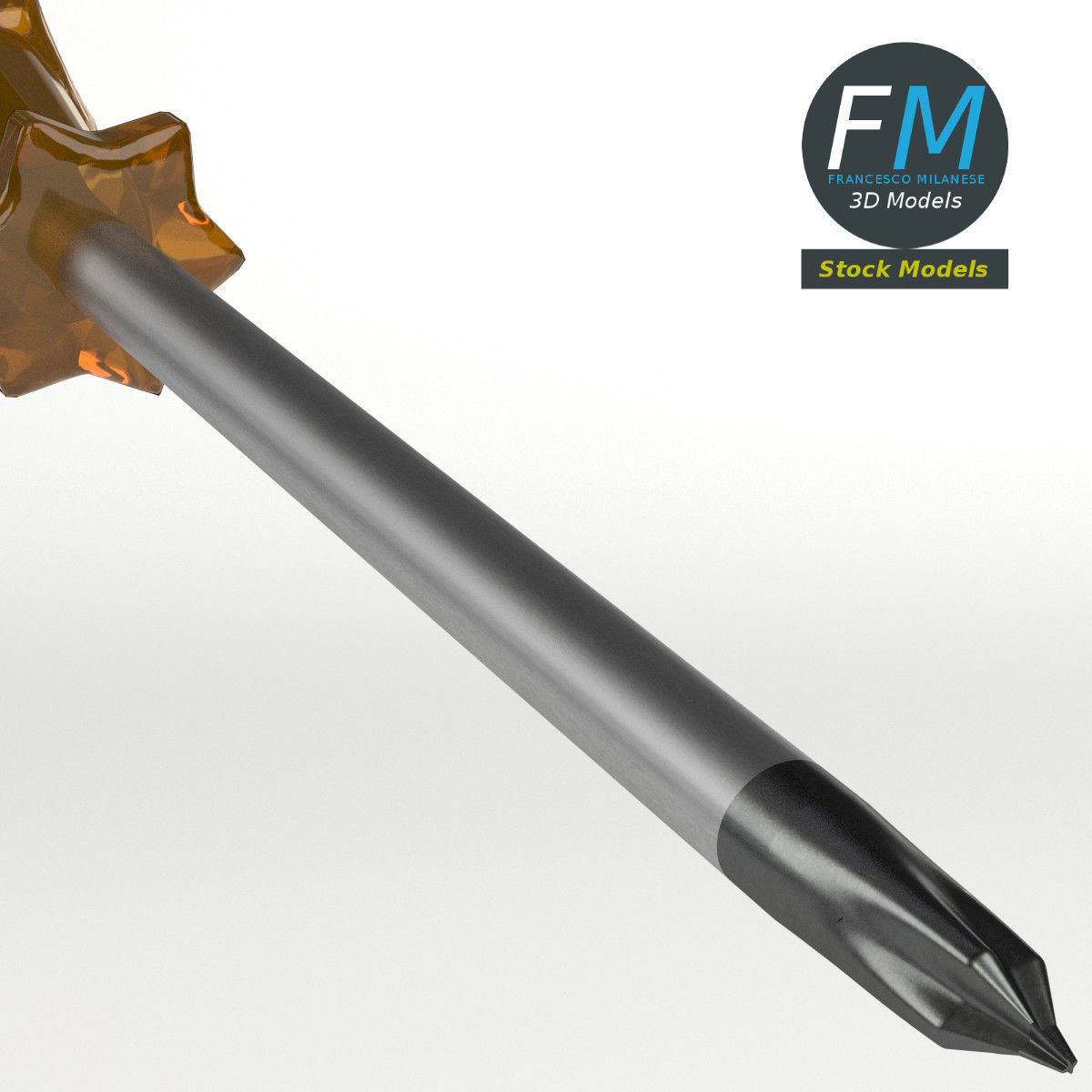 Cross section screwdriver 3D model_3