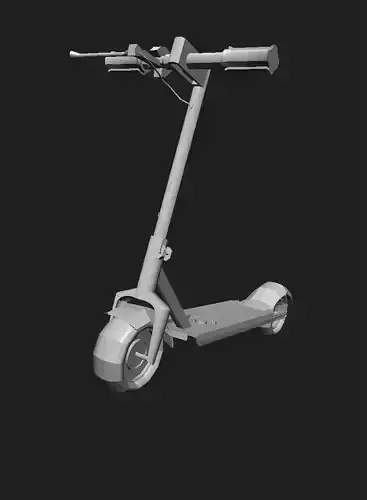Scooter electric Low-poly 3D model