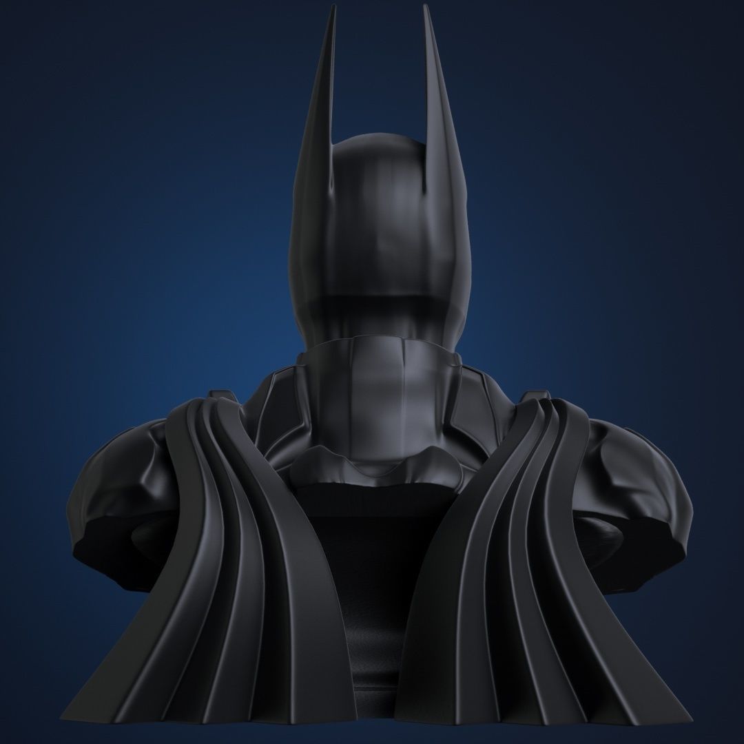 Batman Bust 3D print model_12