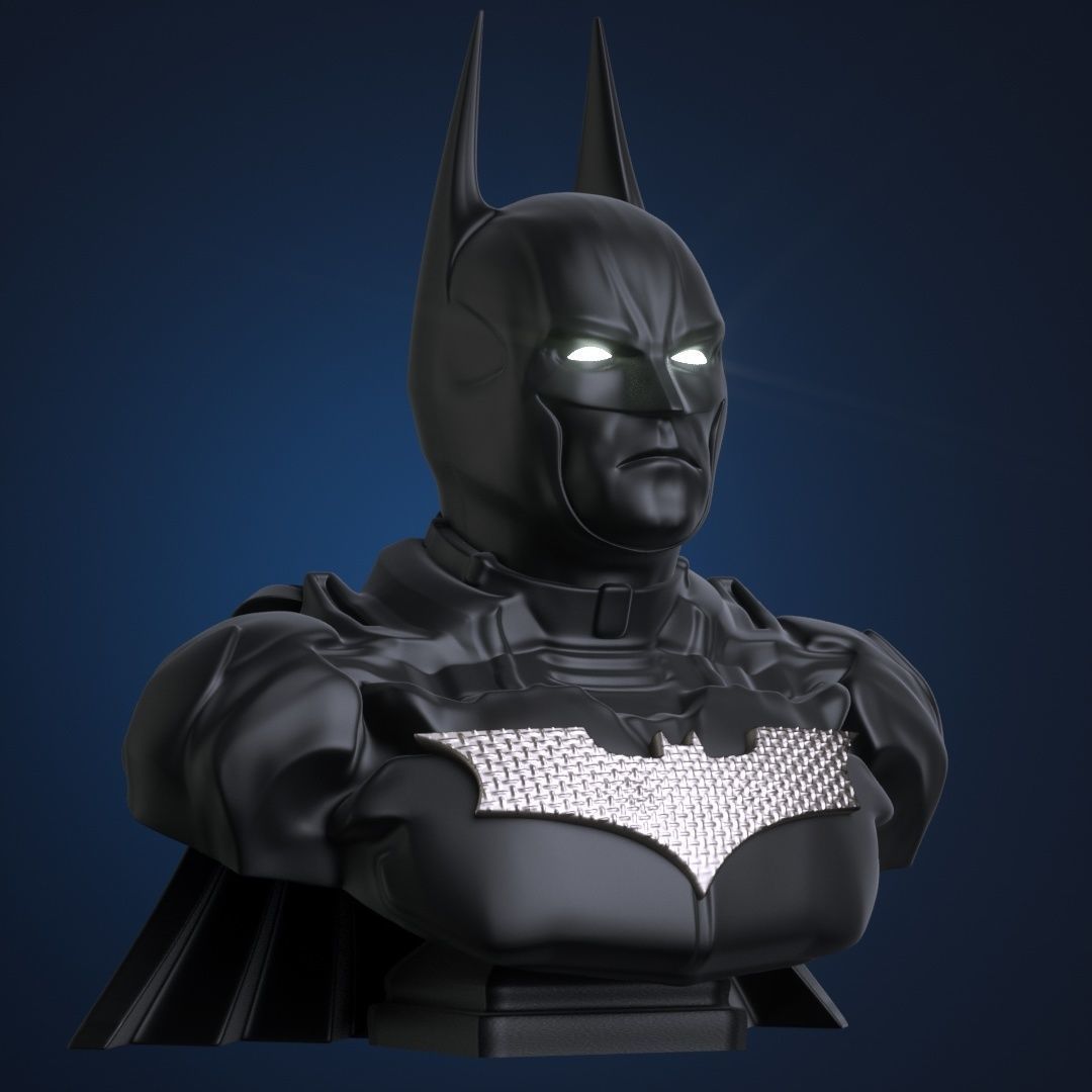 Batman Bust 3D print model_17