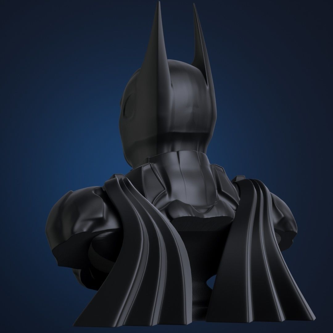 Batman Bust 3D print model_11