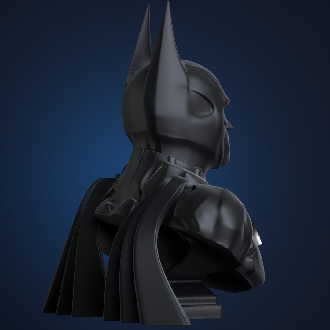 Batman Bust 3D print model_14