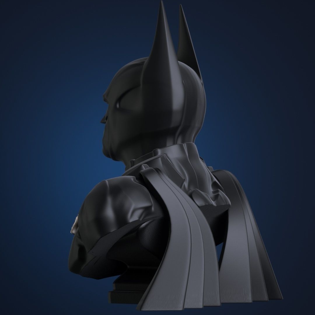 Batman Bust 3D print model_10