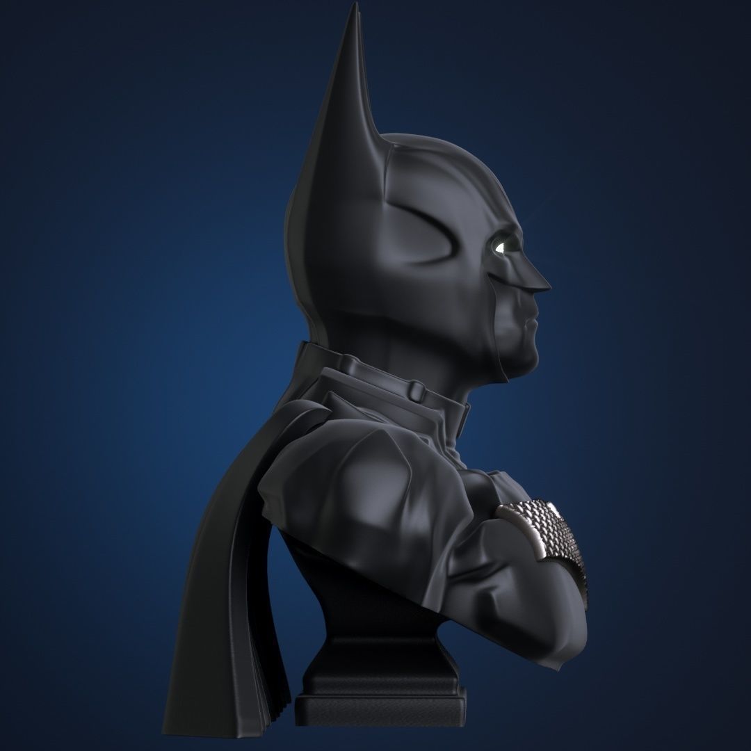 Batman Bust 3D print model_15