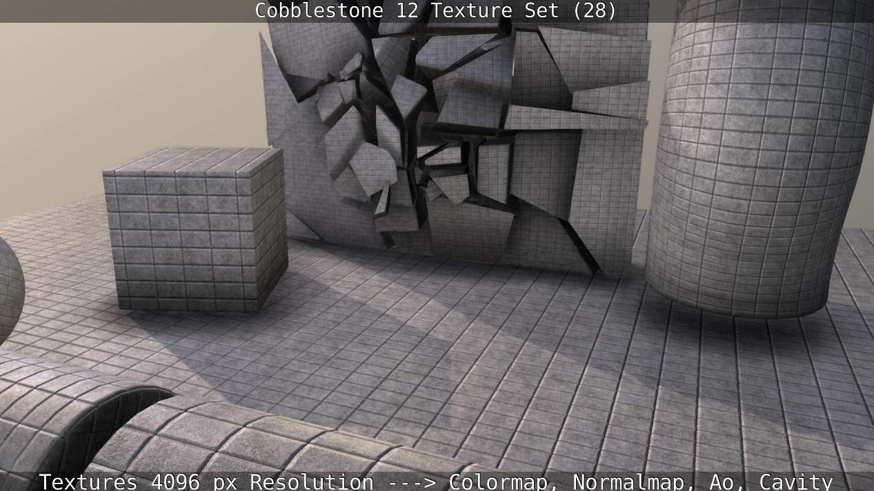 Cobblestone 12 - Texture Set 28 Texture_32