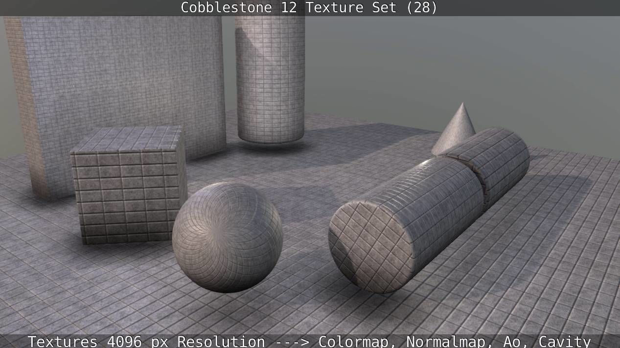 Cobblestone 12 - Texture Set 28 Texture_48