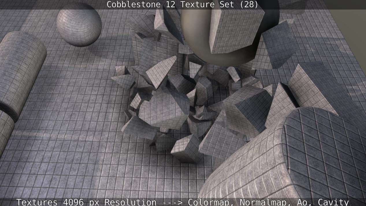 Cobblestone 12 - Texture Set 28 Texture_56