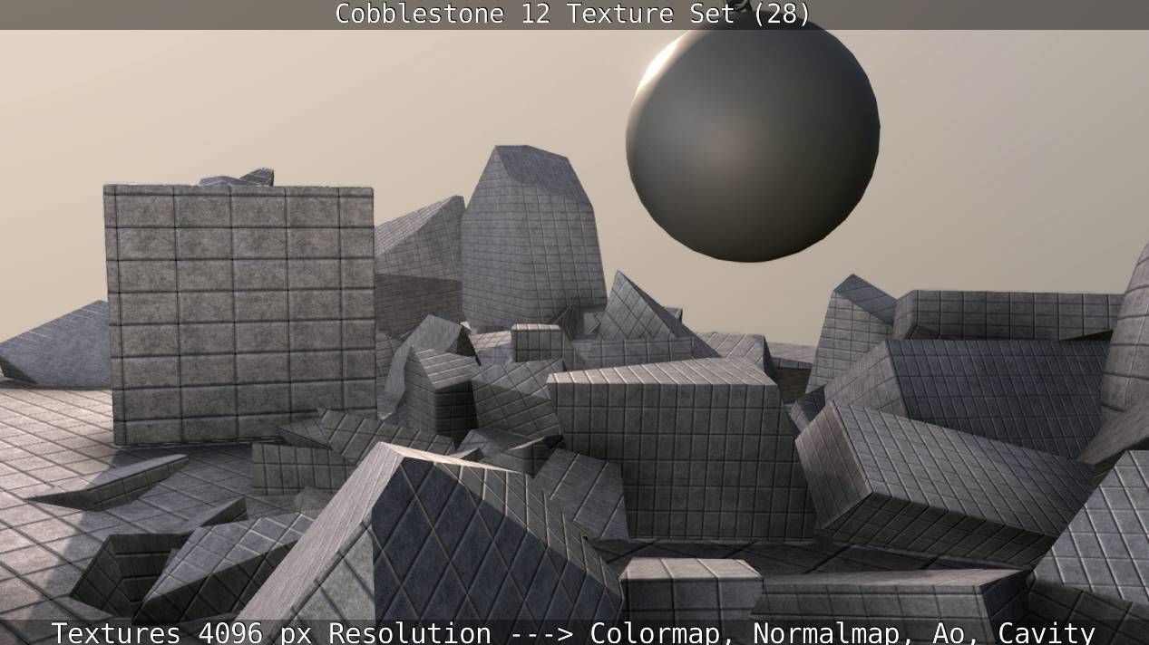 Cobblestone 12 - Texture Set 28 Texture_16