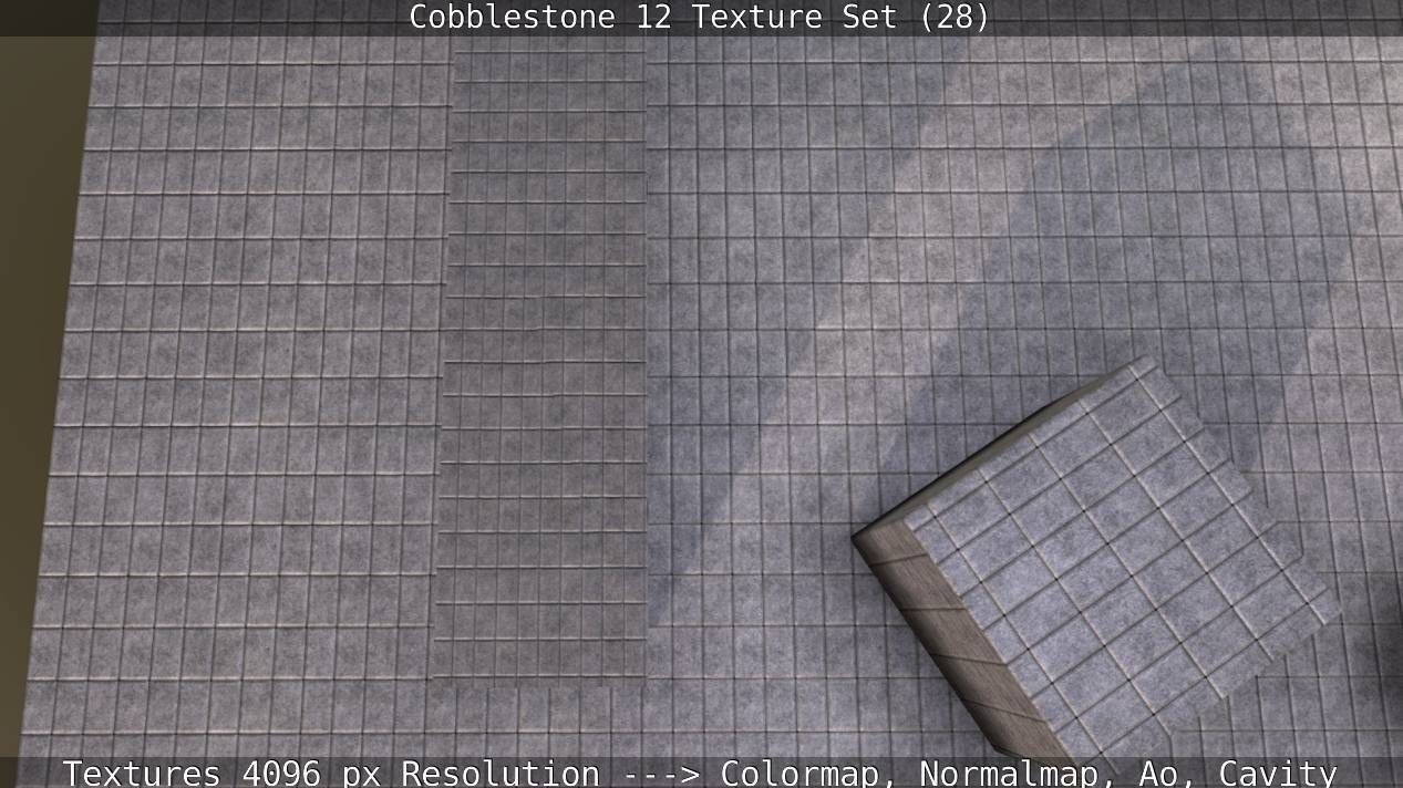 Cobblestone 12 - Texture Set 28 Texture_60