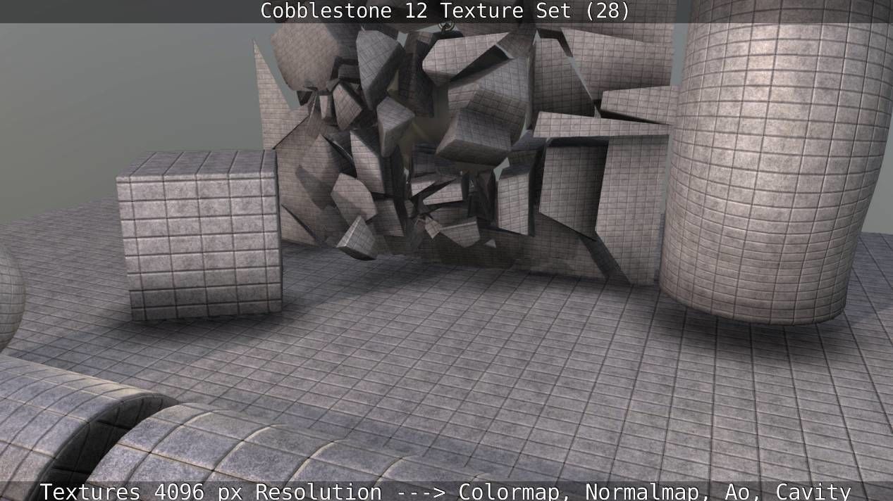 Cobblestone 12 - Texture Set 28 Texture_46