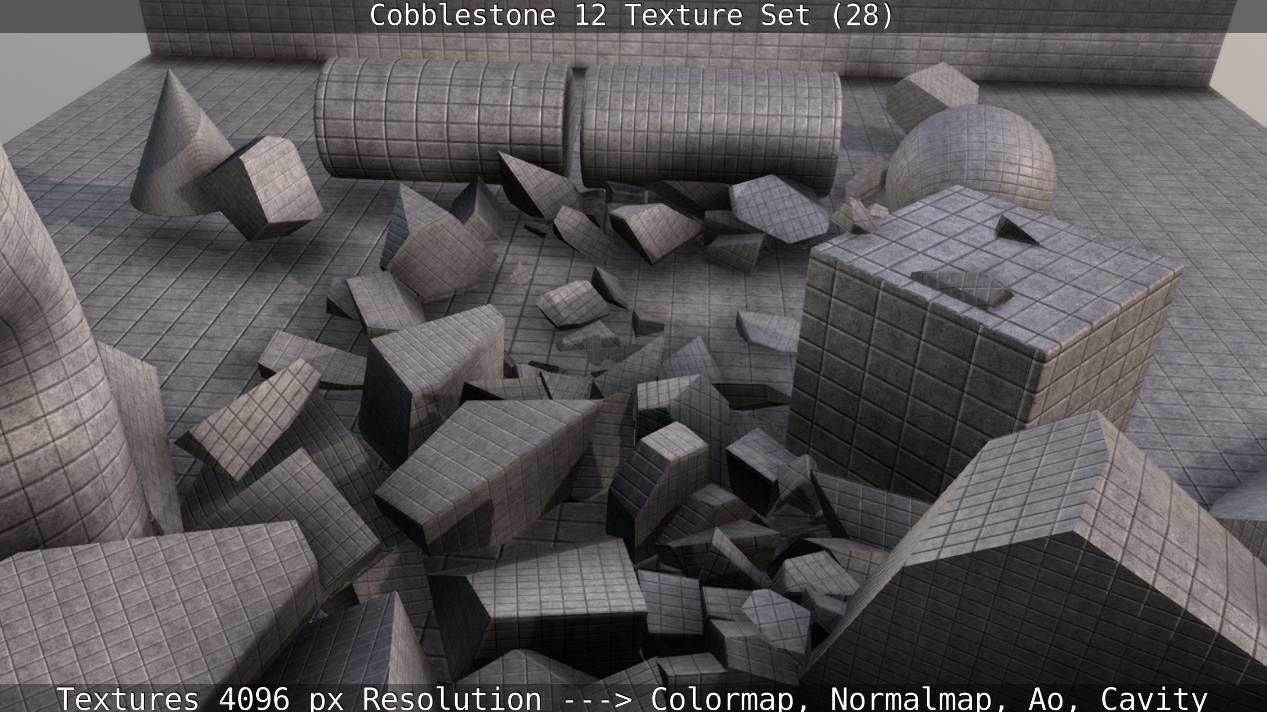 Cobblestone 12 - Texture Set 28 Texture_69