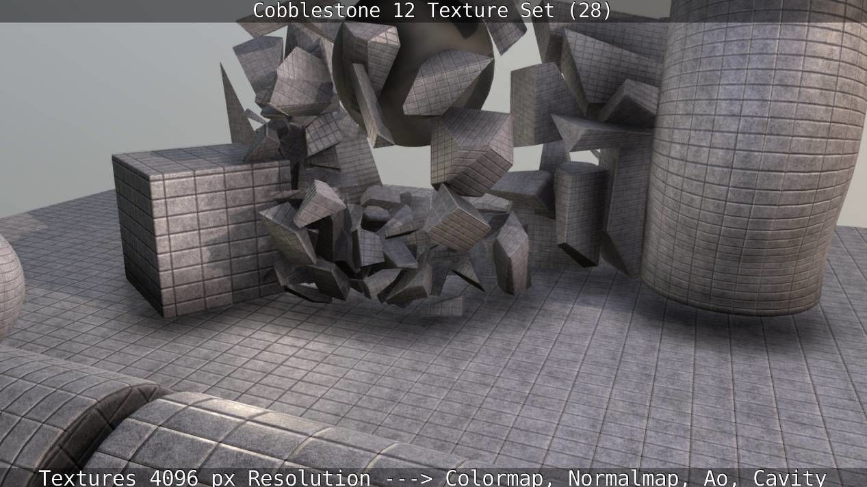 Cobblestone 12 - Texture Set 28 Texture_24