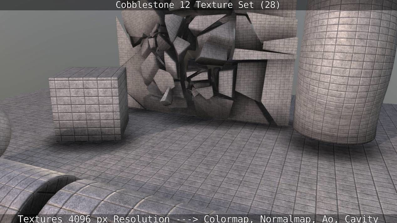 Cobblestone 12 - Texture Set 28 Texture_72