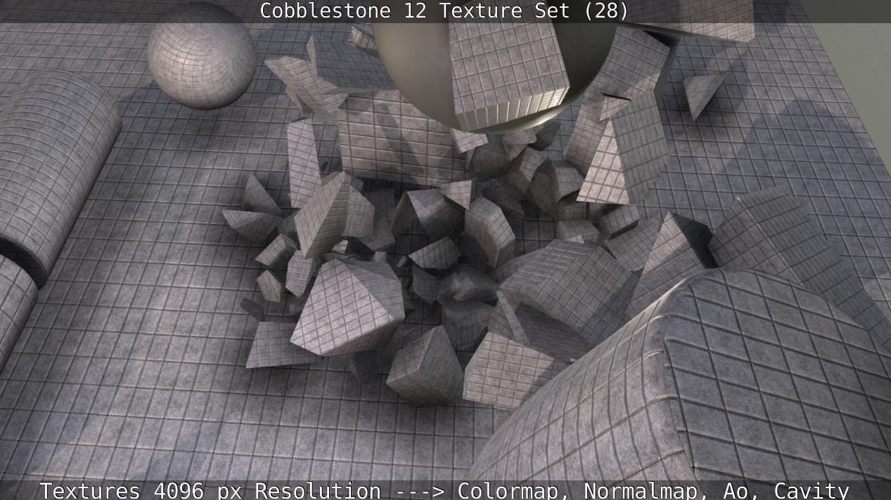 Cobblestone 12 - Texture Set 28 Texture_58