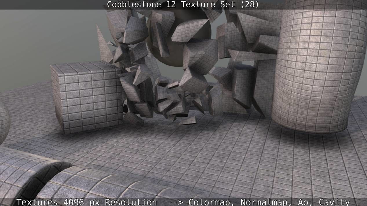 Cobblestone 12 - Texture Set 28 Texture_36