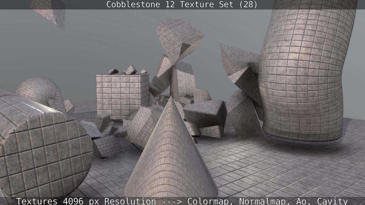 Cobblestone 12 - Texture Set 28 Texture_50