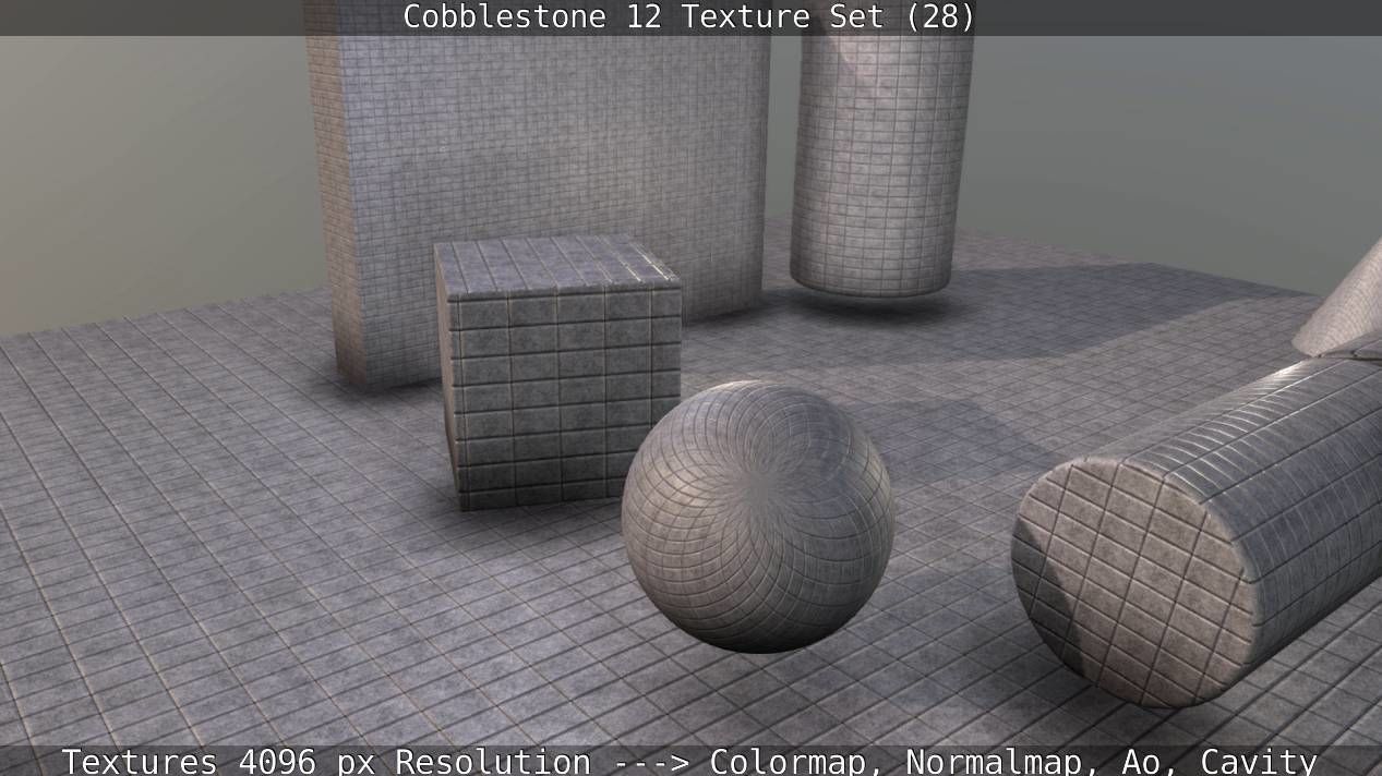 Cobblestone 12 - Texture Set 28 Texture_43