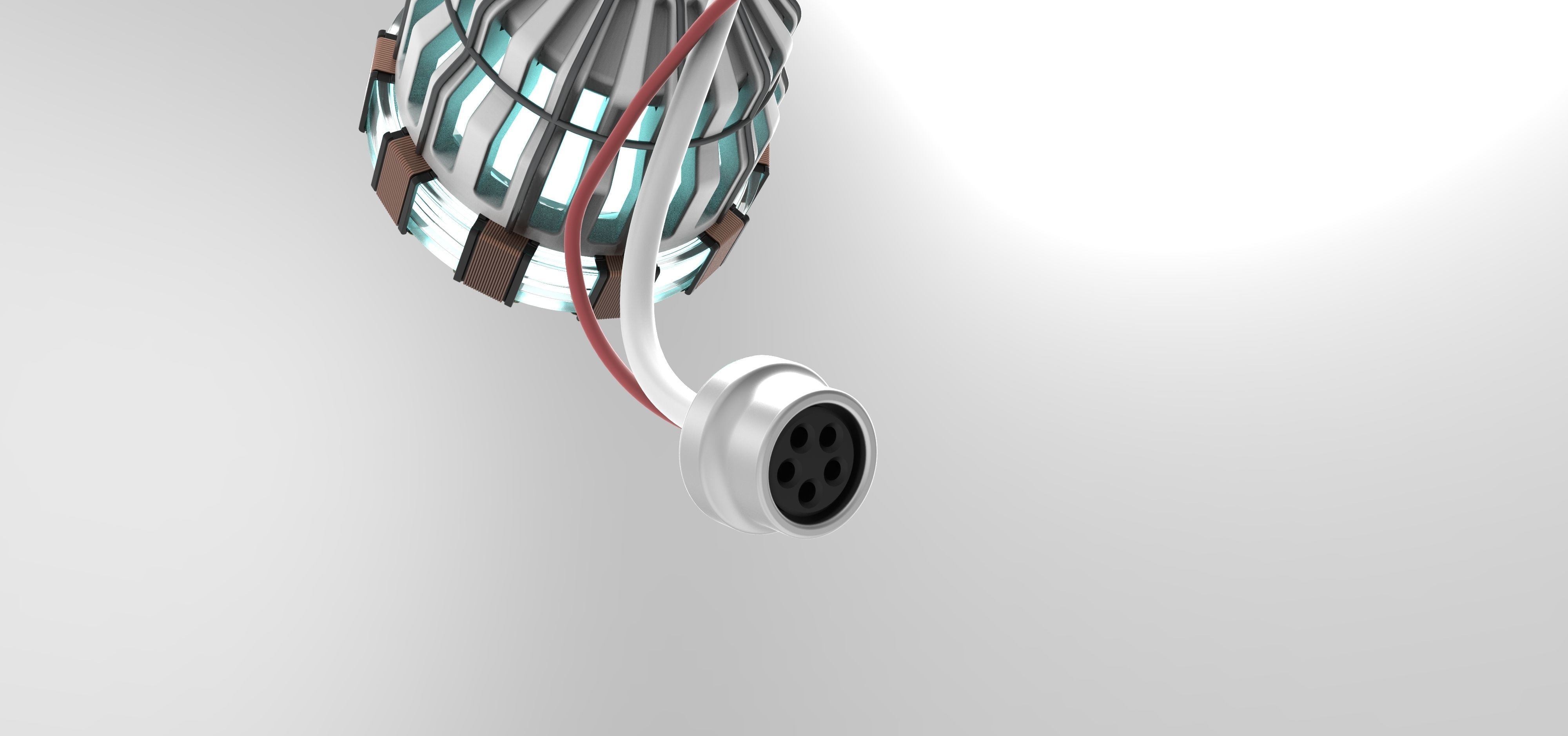 Arc reactor of Tony Stark 3D model_8