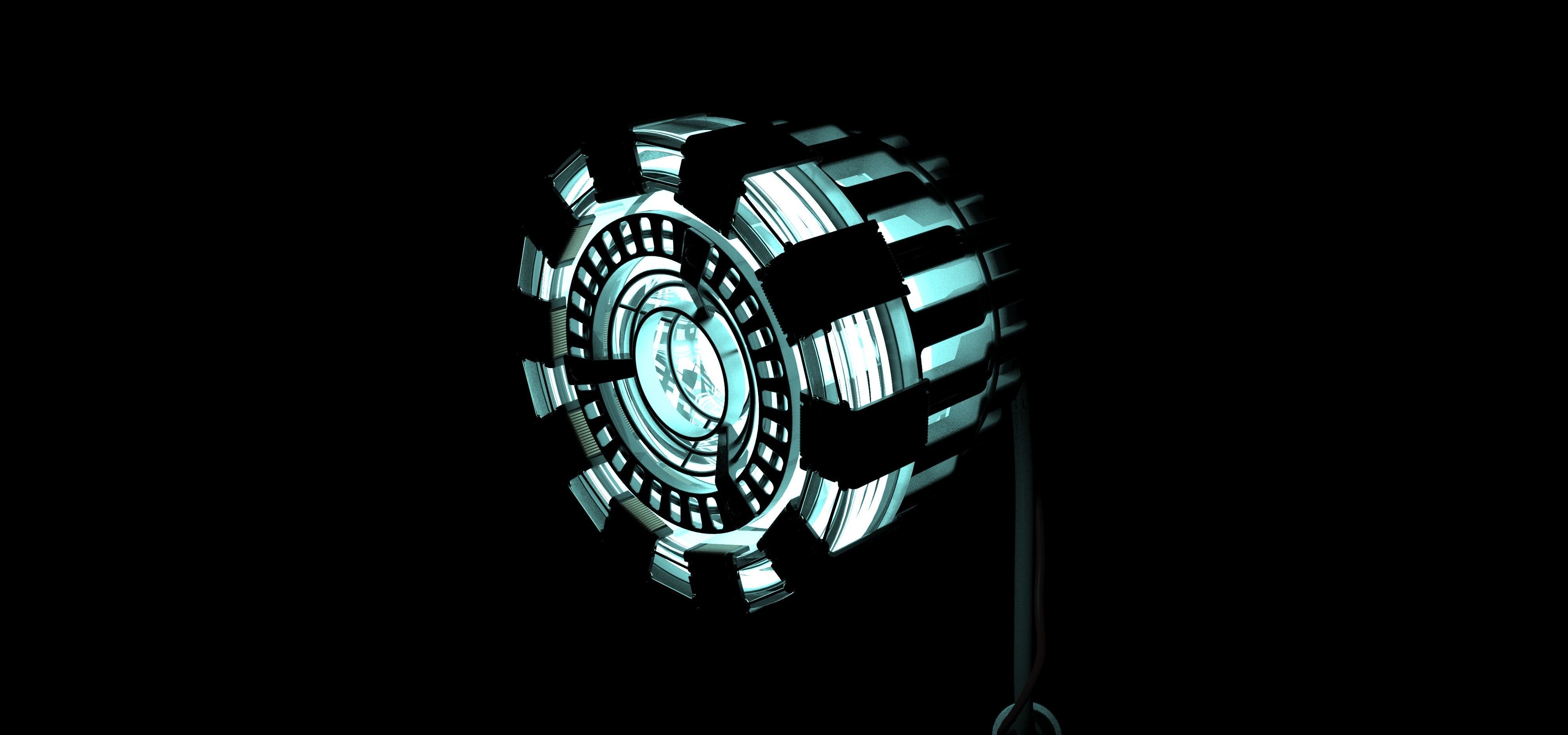 Arc reactor of Tony Stark 3D model_9