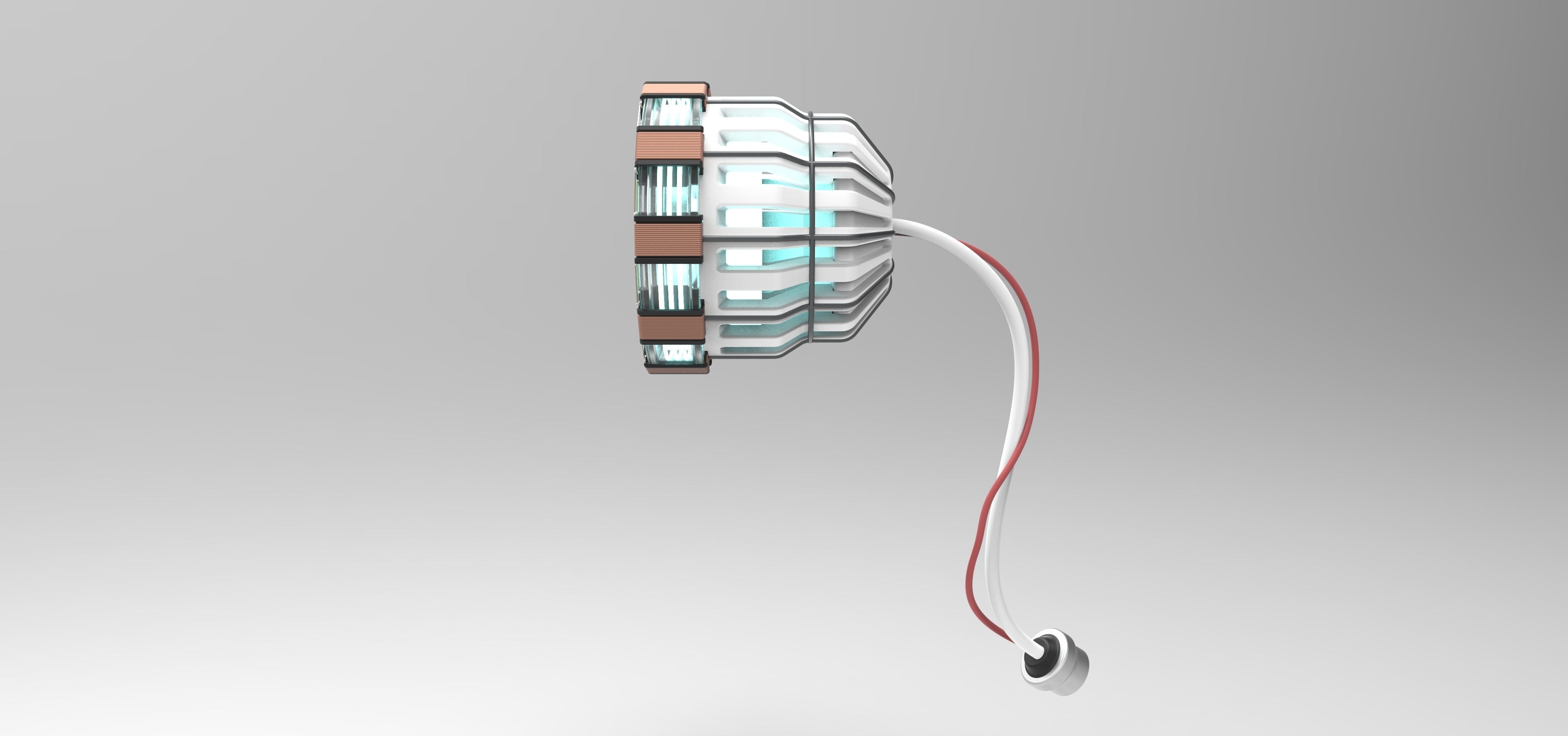 Arc reactor of Tony Stark 3D model_4