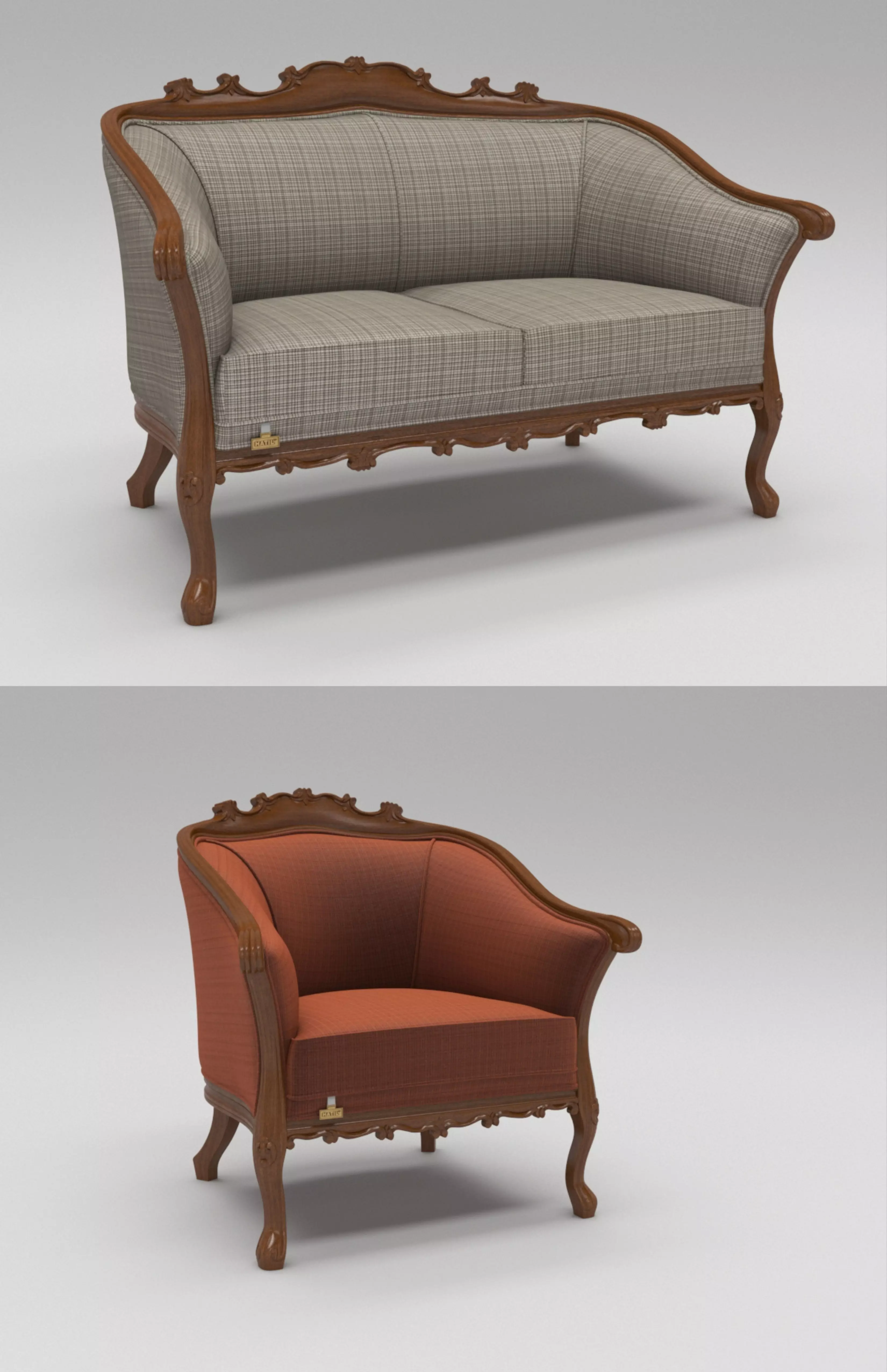 Morrano Sofa 3D model