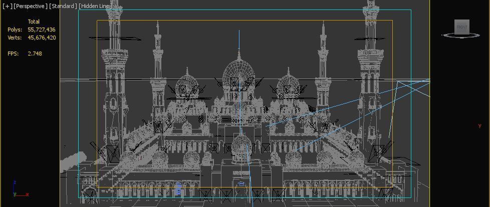 sheikh zayed mosque 3D model_9