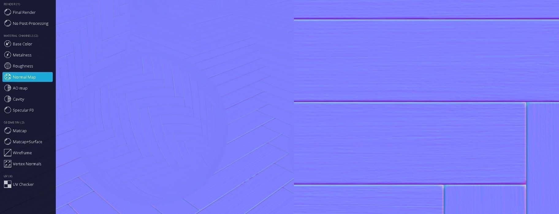 Wood Parquet Floor 1 Texture Set 27 Low-poly 3D model_5