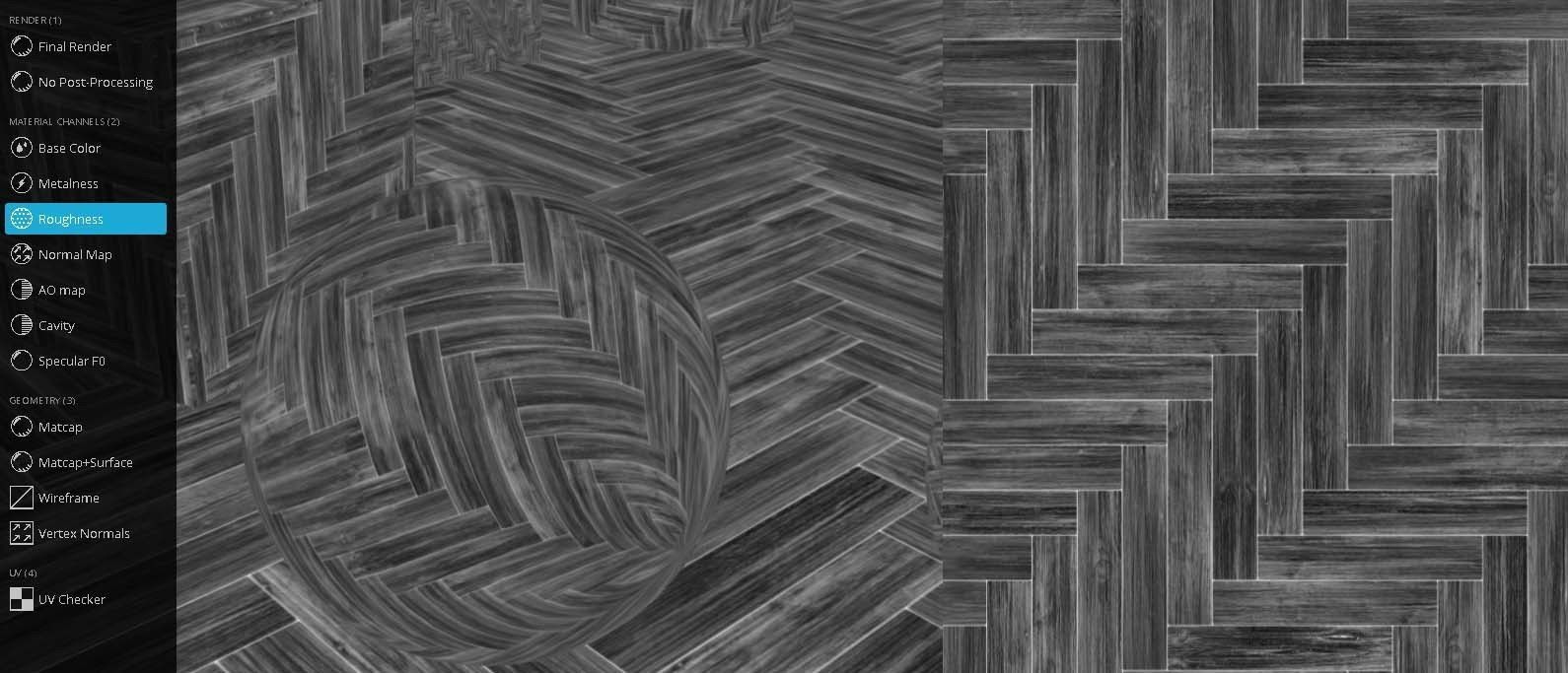 Wood Parquet Floor 1 Texture Set 27 Low-poly 3D model_7