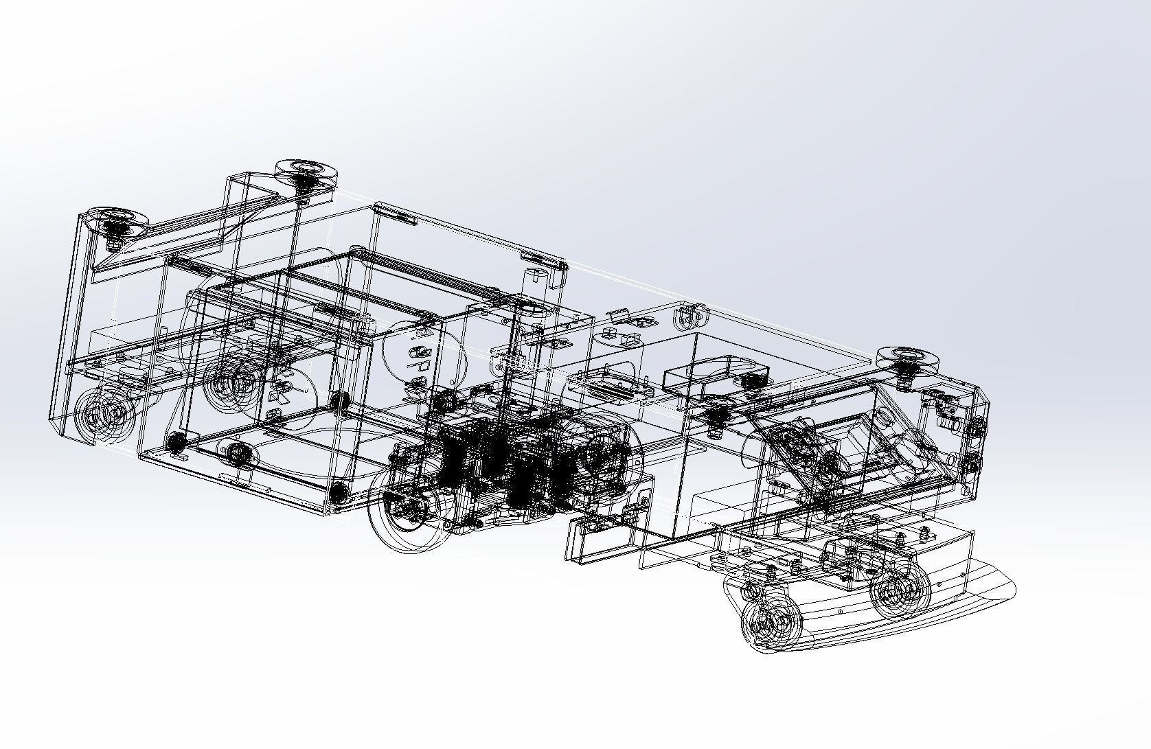 AGV carrier car 3D model_10