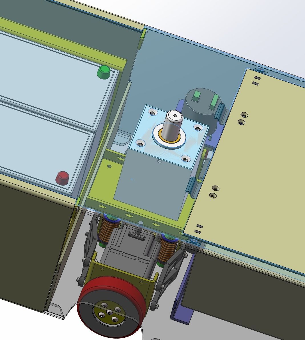 AGV carrier car 3D model_9