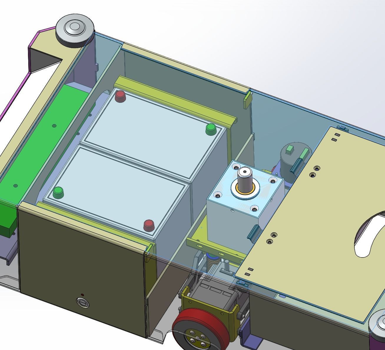 AGV carrier car 3D model_6