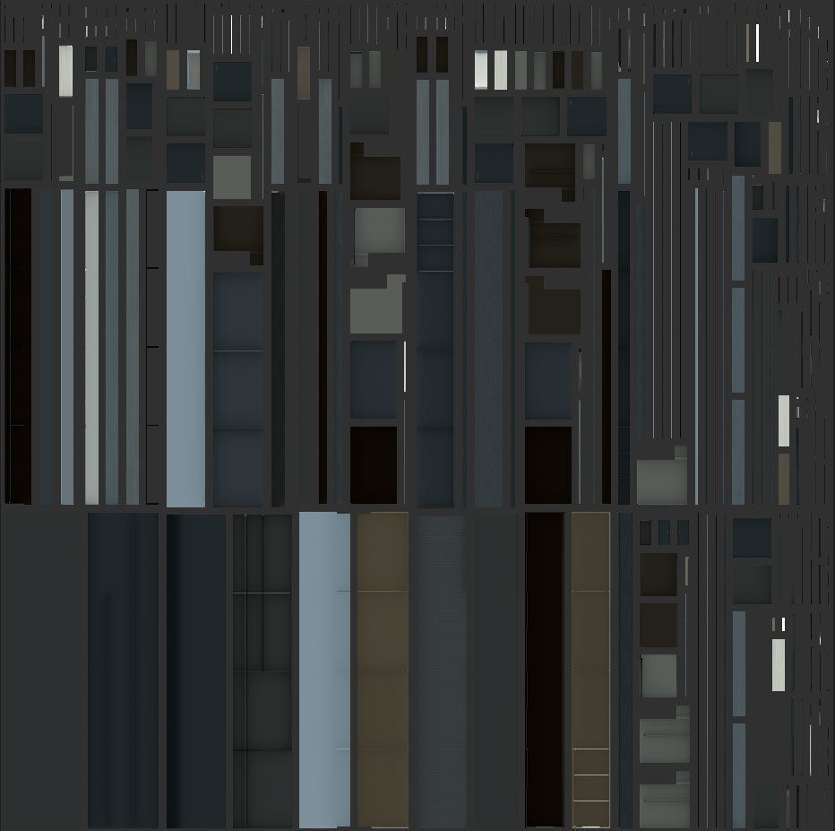 Bar Counter Low-poly 3D model_11