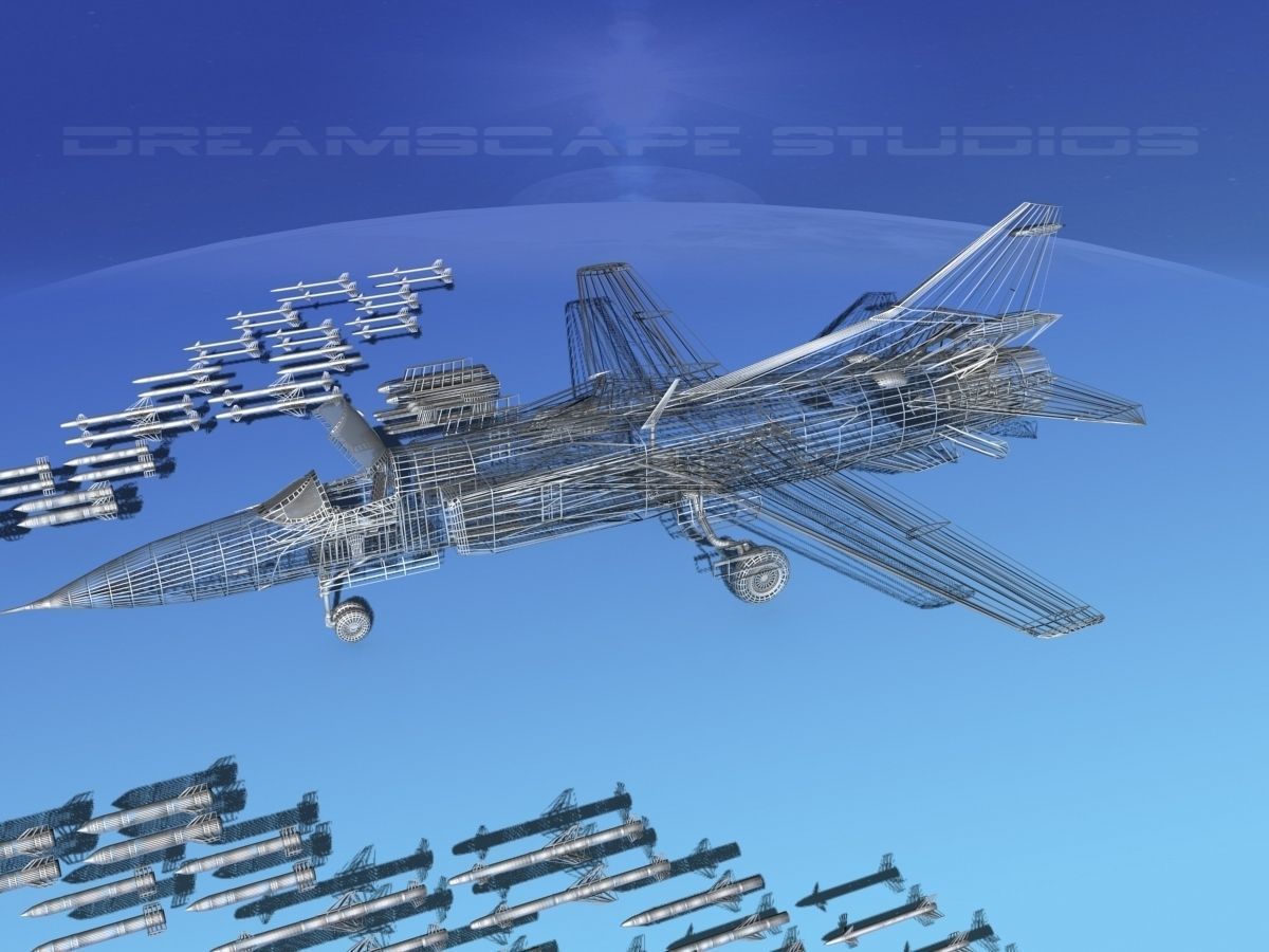 Mig-23 Fighter Bare Metal 3D model_17