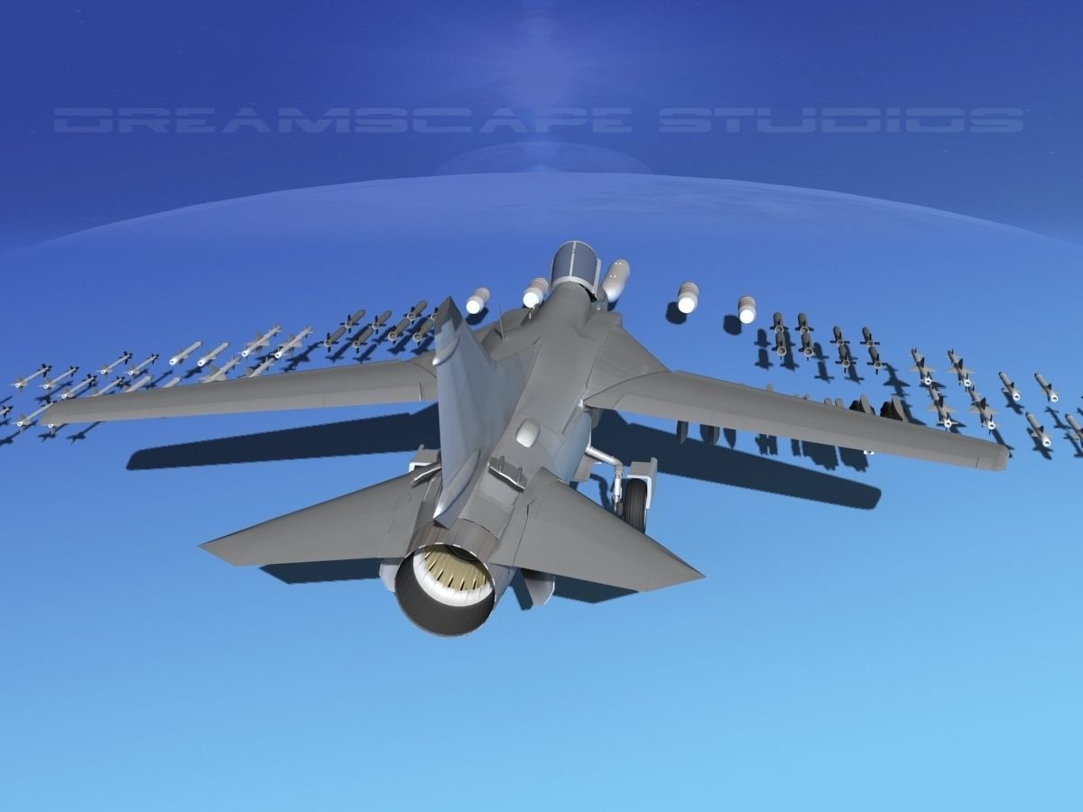 Mig-23 Fighter Bare Metal 3D model_11