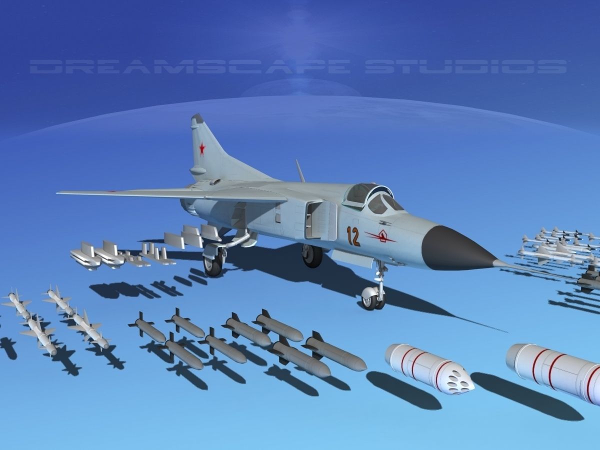 Mig 23 Flogger B V01 USSR 3D model_2