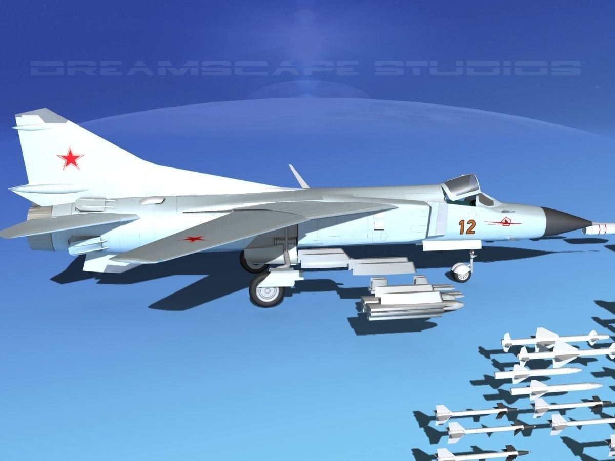 Mig 23 Flogger B V01 USSR 3D model_3