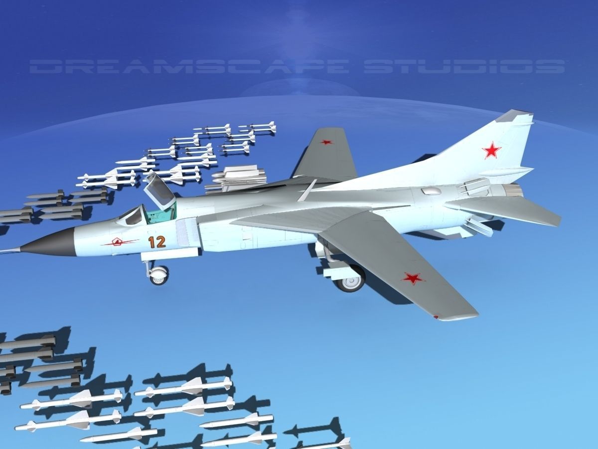 Mig 23 Flogger B V01 USSR 3D model_7