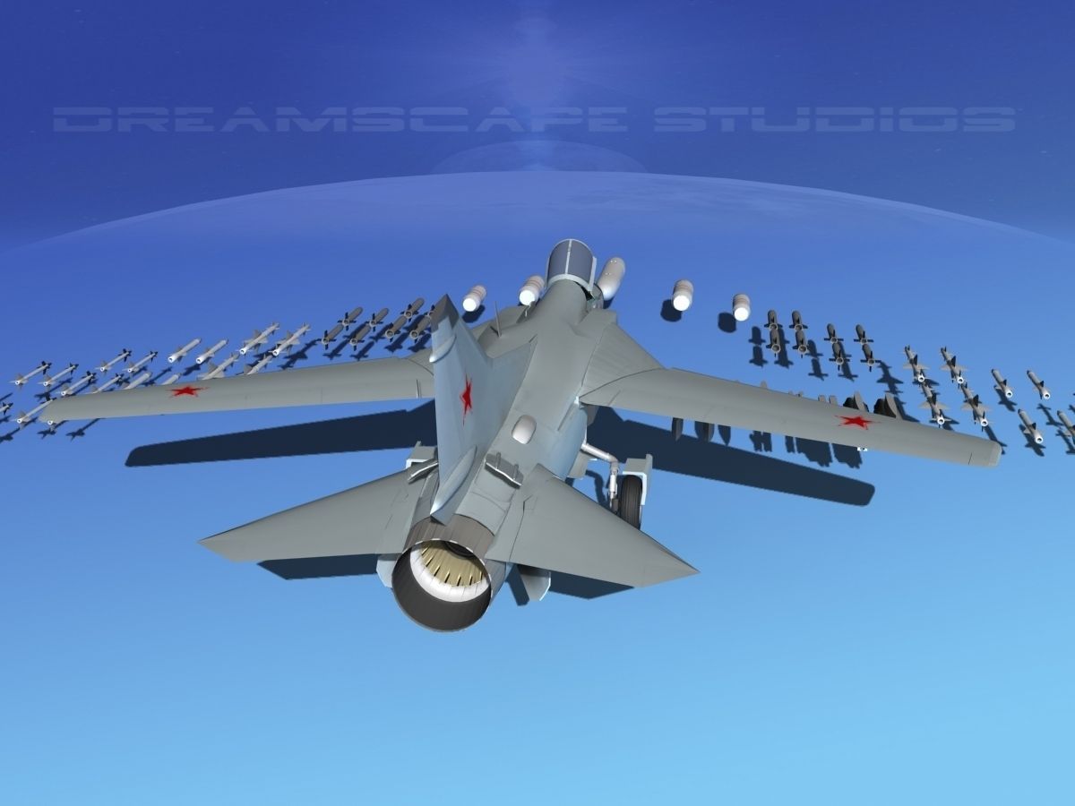 Mig 23 Flogger B V01 USSR 3D model_5