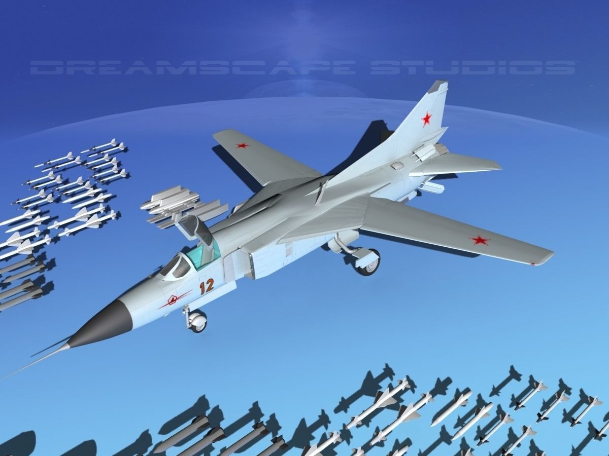 Mig 23 Flogger B V01 USSR 3D model_8