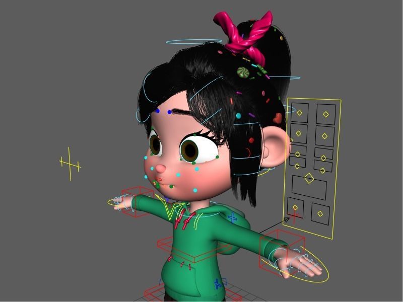 Princess Vanellope von Schweetz Free 3D model_22