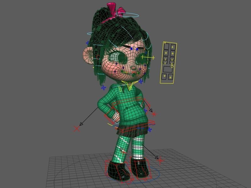 Princess Vanellope von Schweetz Free 3D model_25