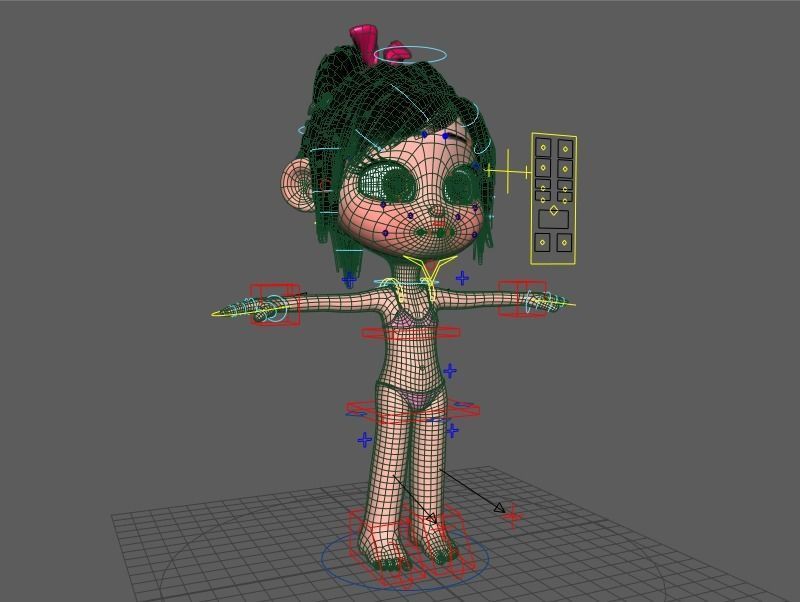 Princess Vanellope von Schweetz Free 3D model_24