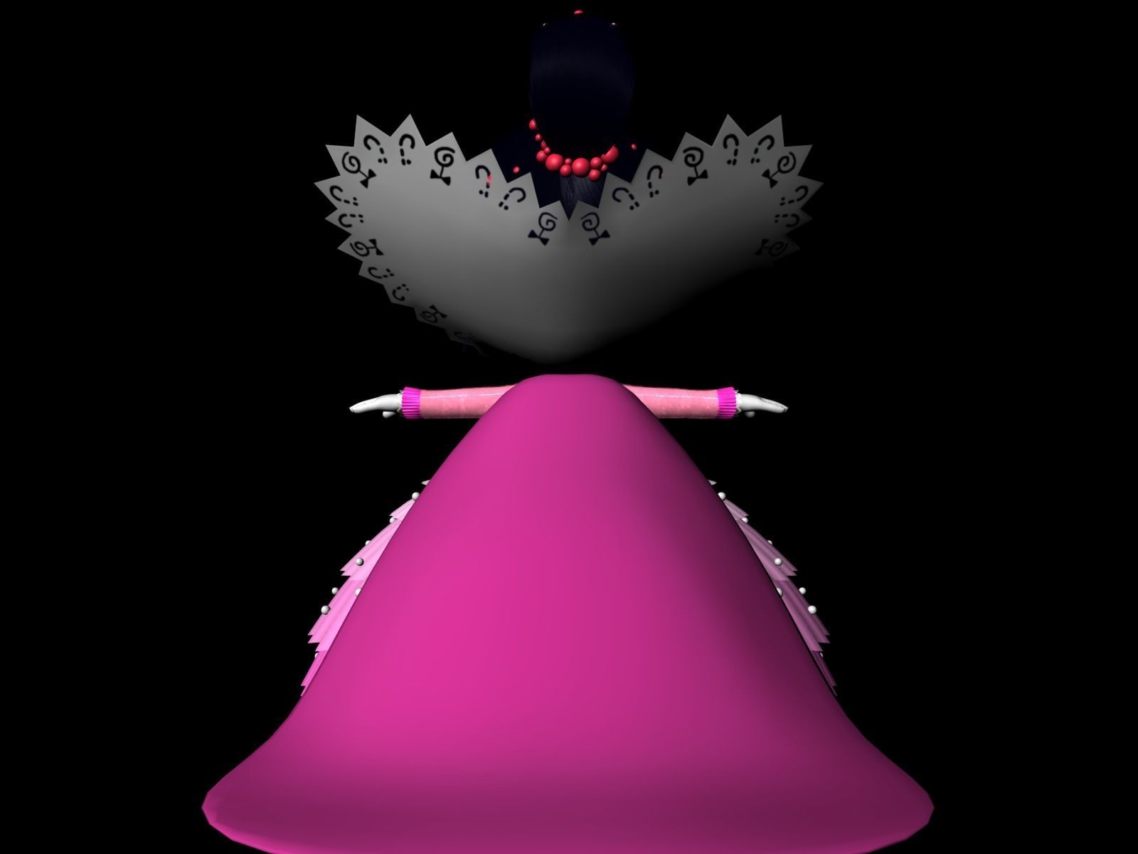 Princess Vanellope von Schweetz Free 3D model_14