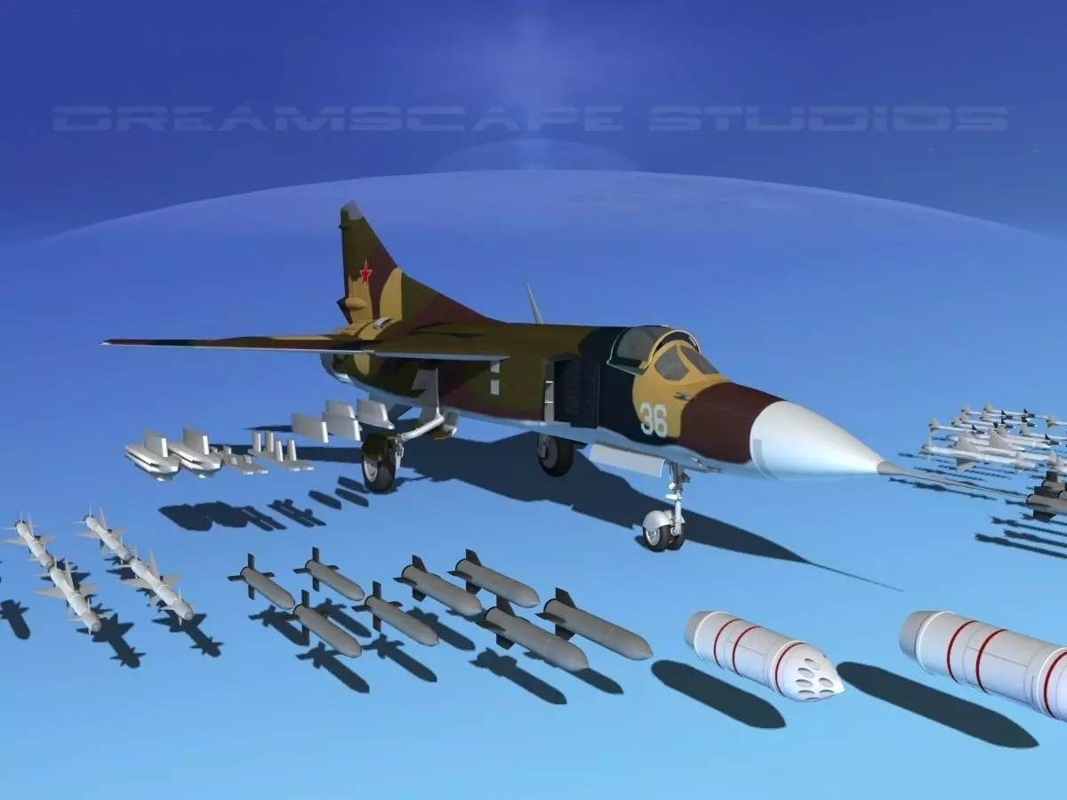 Mig 23 Flogger B V02 USSR 3D model_0