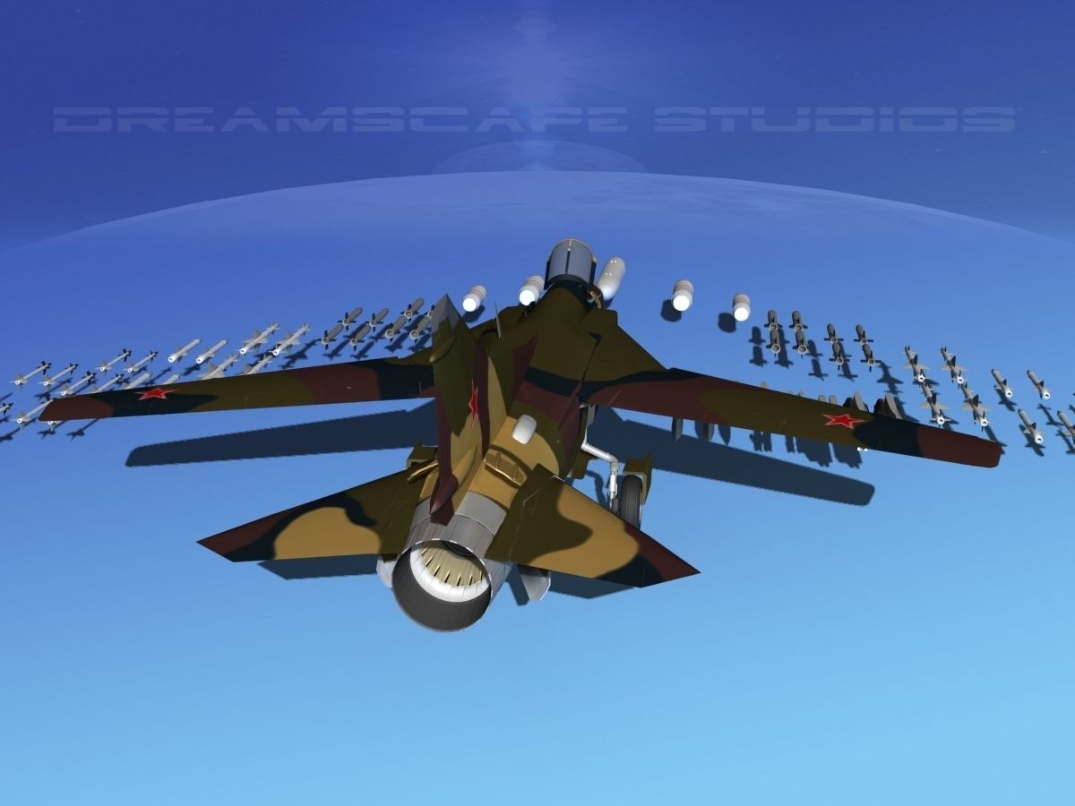 Mig 23 Flogger B V02 USSR 3D model_7