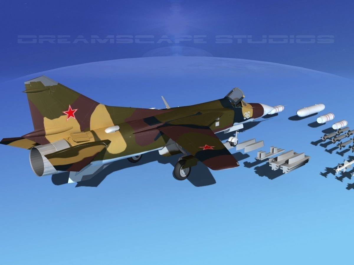 Mig 23 Flogger B V02 USSR 3D model_4